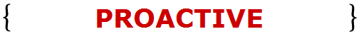 PROACTIVE